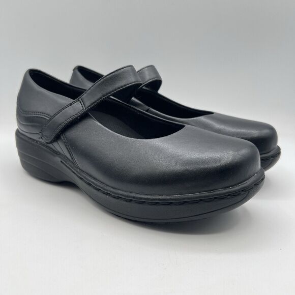 ABEO Gale Mary Jane Shoe Black Leather Orthotic Slip Resistant Sz 7.5 NWOB - Picture 4 of 14